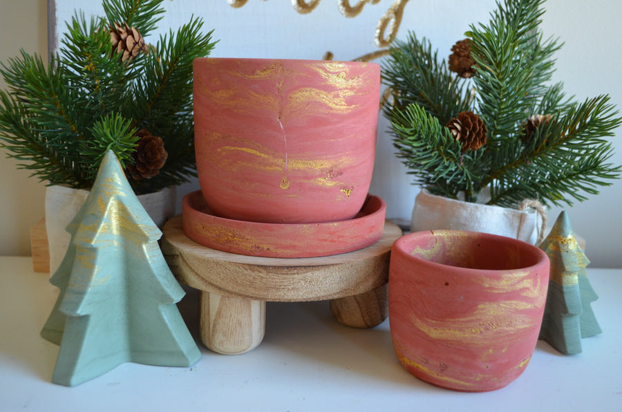 Holiday Red Planter