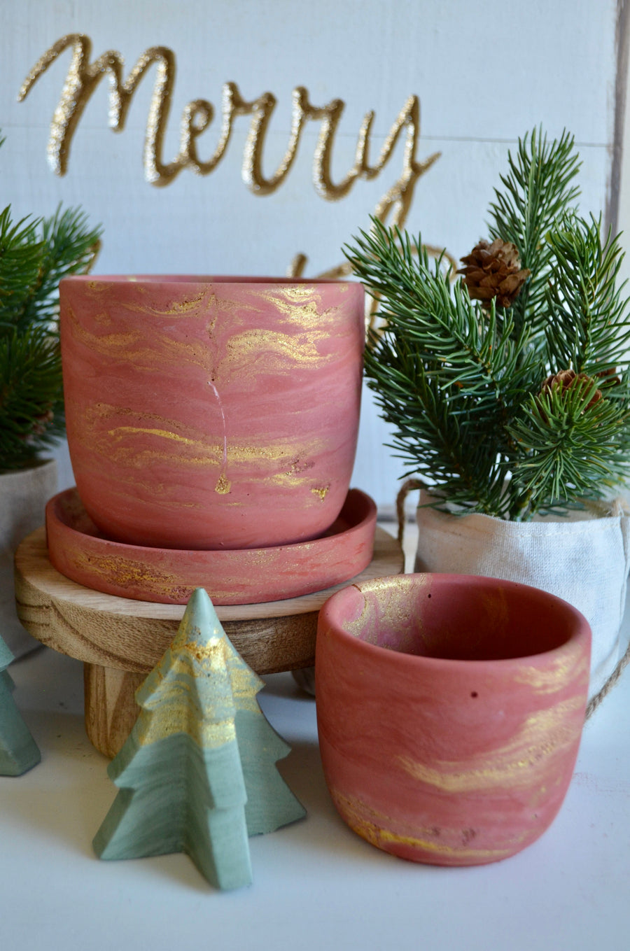 Holiday Red Planter