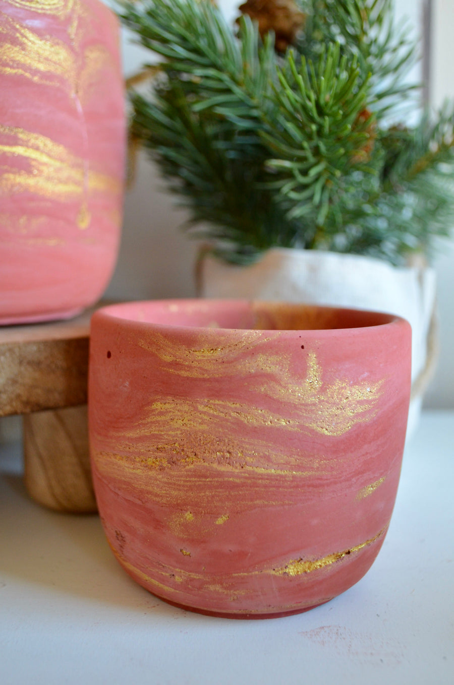 Holiday Red Planter